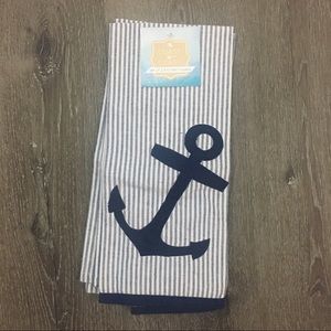 Coast to Coast blue & white Anchor kitchen towels